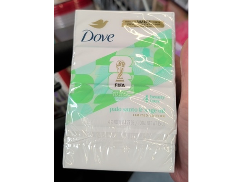 Dove Fifa Official Sponsor Beauty Barn, Palo Santo & Sage Oil, 3.75 oz, Pack Of 4