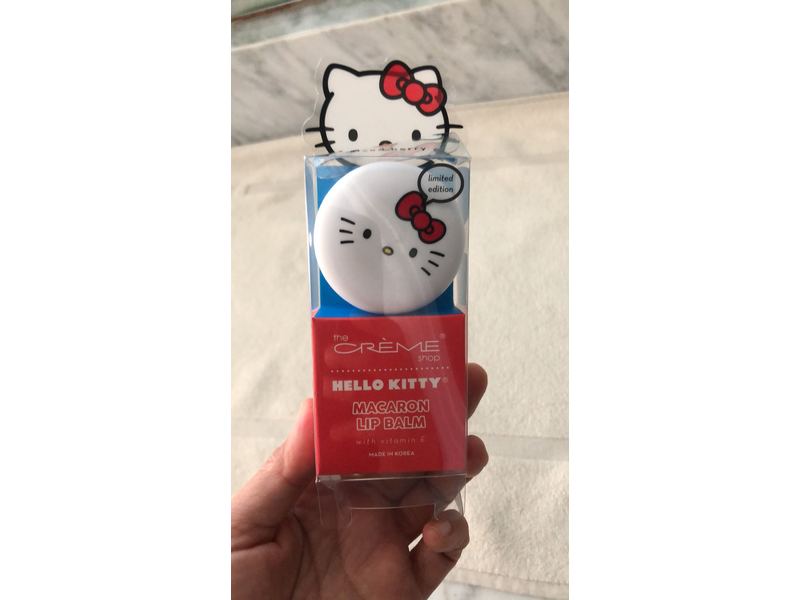 The Crème Shop Hello Kitty Macaron Lip Balm, 0.26 oz