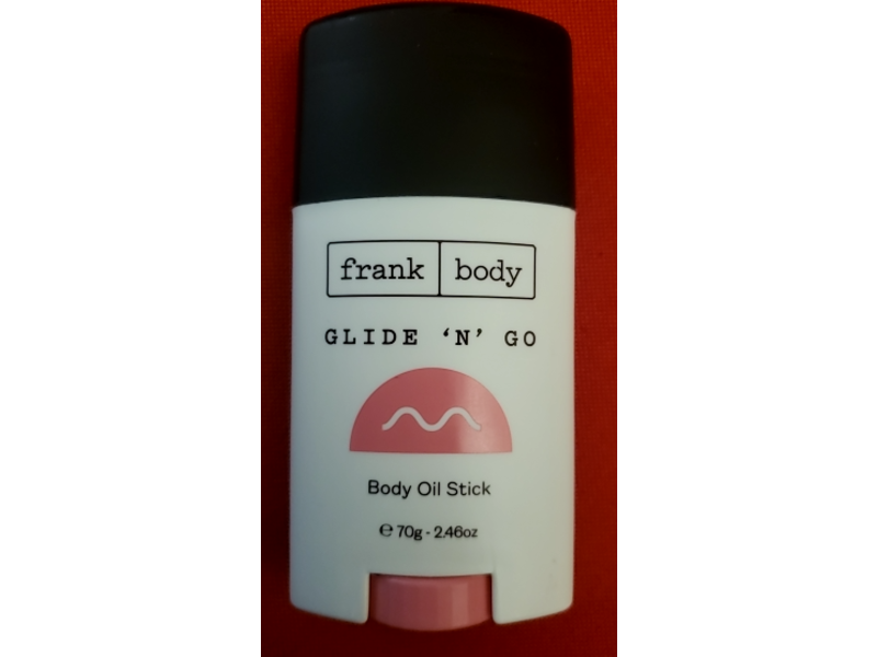 Frank Body Glide 'N' Go Body Oil Stick,Vanilla, 2.46 oz/70 g