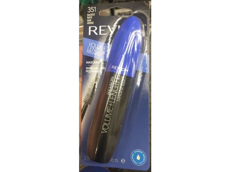 Revlon Volume+Length Magnified Mascara, Blackest Black, 0.28 fl oz