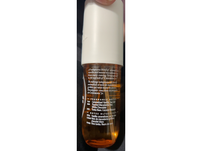 Sol de Janeiro Cheirosa 71 Perfume Mist, Caramelized Vanilla & Macadamia, 3.0 fl oz/90 mL
