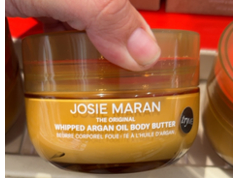 Josie Maran The Original Whipped Argan Oil Body Butter, Topless Tangerine, 6 fl oz