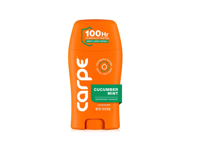 Carpe Underarm Antiperspirant Deodorant, Cucumber Mint, 1.76 oz/50 g