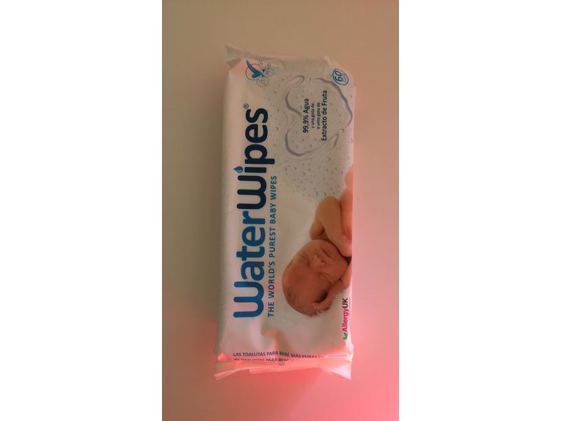 WaterWipes Baby Wipes, Water & Fruit Extract, 60 Count