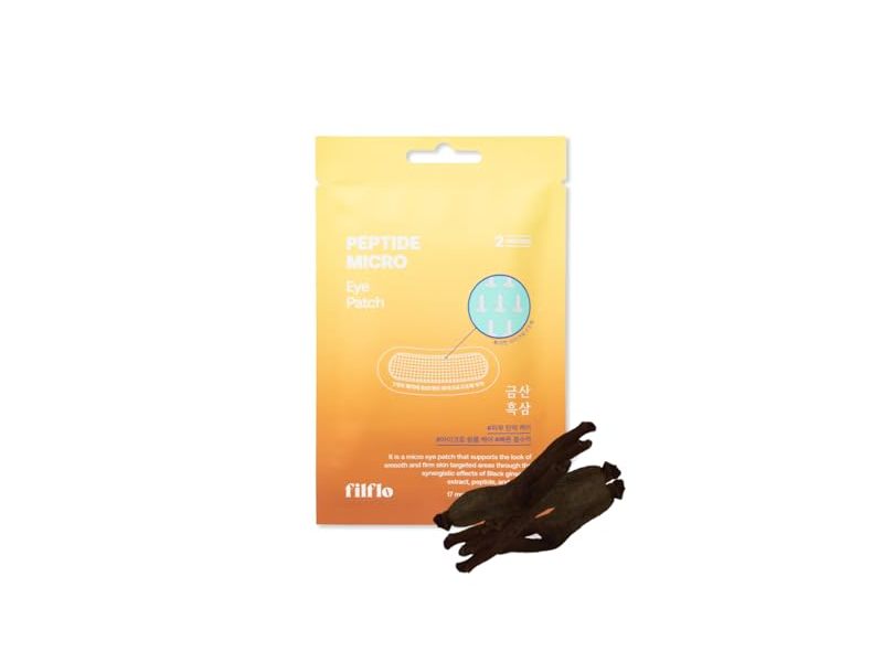 Filflo Eye Patch, Micro Peptide, 0.001 oz, 2 Count