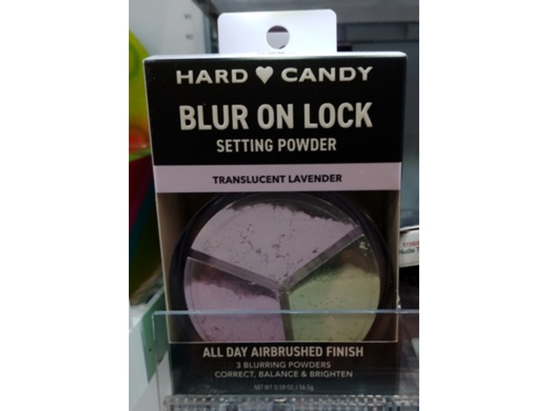 Hard Candy Blur On Lock Setting Powder, Translucent Lavender, 0.58 oz/16.5 g