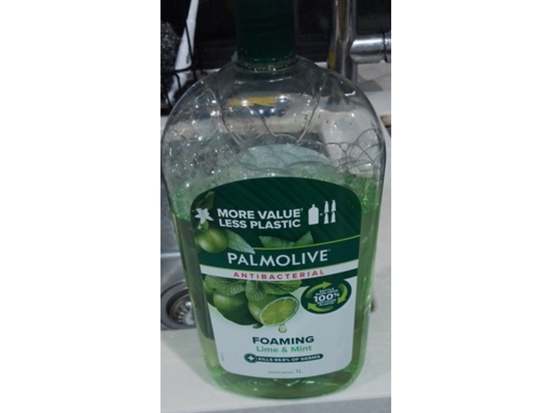 Palmolive Antibacterial Foaming Hand Wash, Lime & Mint, 1 L