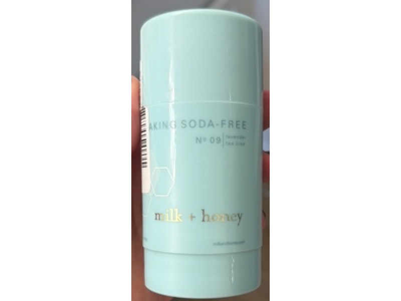 milk + honey Deodorant, Nº09 Lavender + Tea Tree, 3 oz/85 g