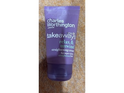 Charles Worthington Takeaways Realx & Unwind Straightening Cream, 50 mL