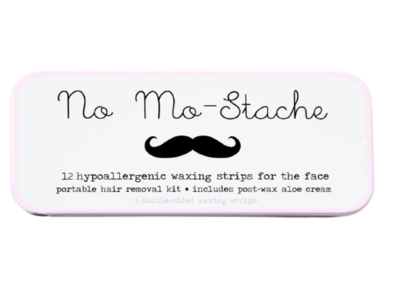 No Mo-Stache Face Waxing Strips Kit, 12 Count
