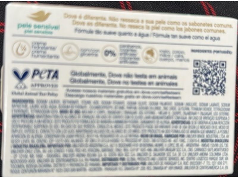 Dove Sensitive Skin Bar Soap, 90 g