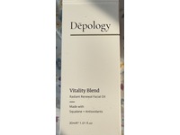 Depology Vitality Blend Radiant Renewal Facial Oil, Squalane + Antioxidants, 1 fl oz/30 mL - Image 3