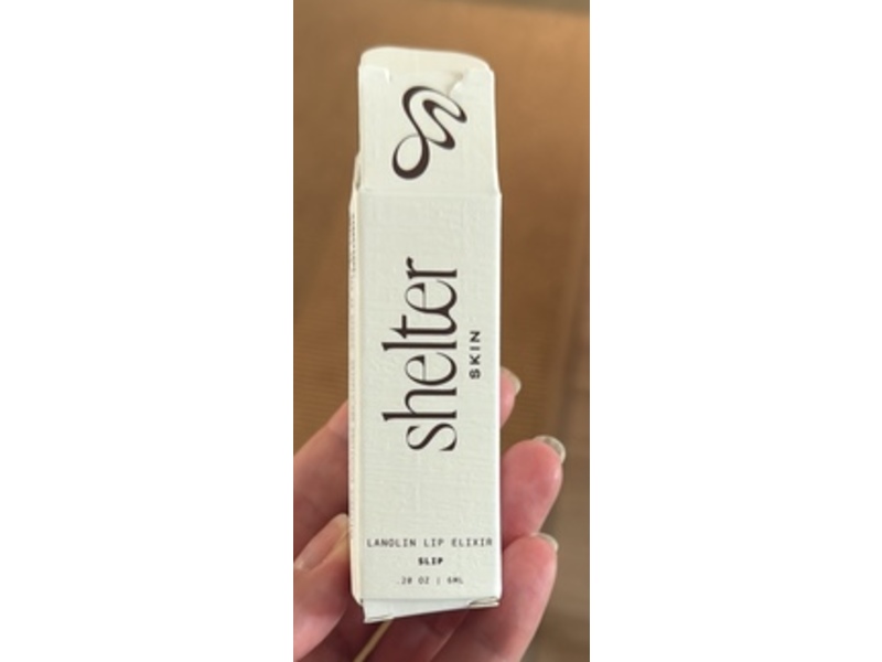 Shelter Skin Lanolin Lip Elixir, Slip, 0.20 fl oz/6 mL