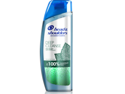 Head & Shoulders Deep Cleanse Itch Prevention Anti-Dandruff Shampoo, Peppermint, 300 mL