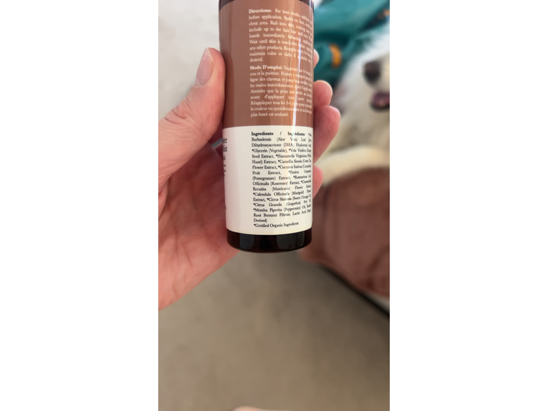 Beauty by Earth Self Tanning Water Bronzing Face Mist, Medium To Dark, 2.7 fl oz/80 mL