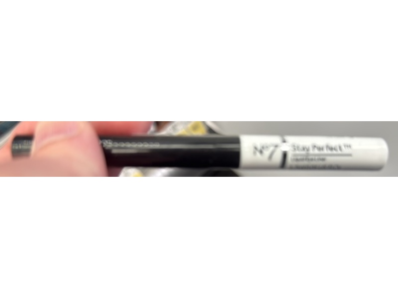 No7 Stay Perfect Liquid Eyeliner, Black, 0.05 oz/1.7 mL