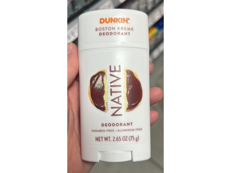 Native Dunkin' Boston Kreme Deodorant, 2.65 oz/75 g
