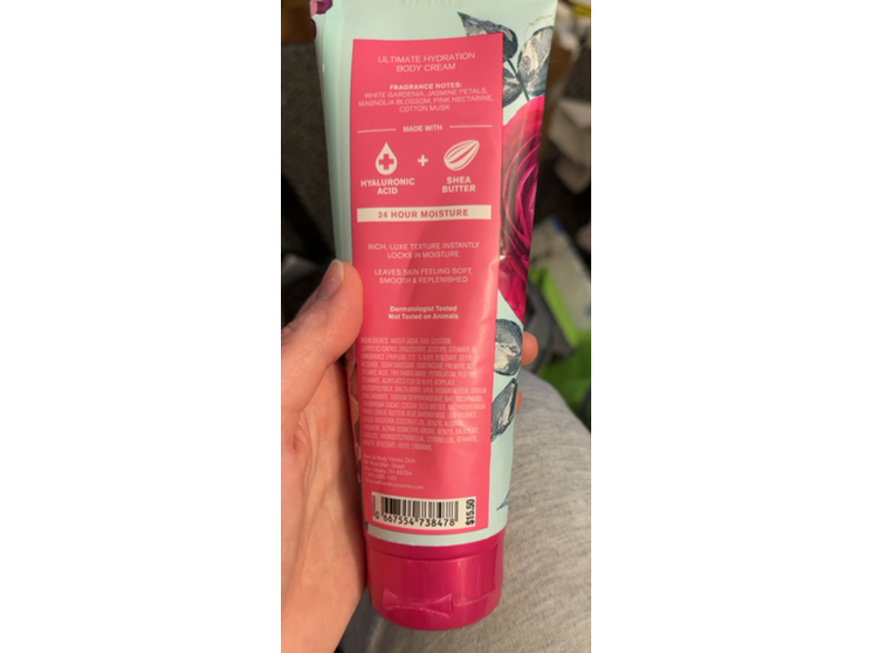 Bath & Body Works Hello Beautiful Ultimate Hydration Body Cream, Hyaluronic Acid, 8 oz/226 g