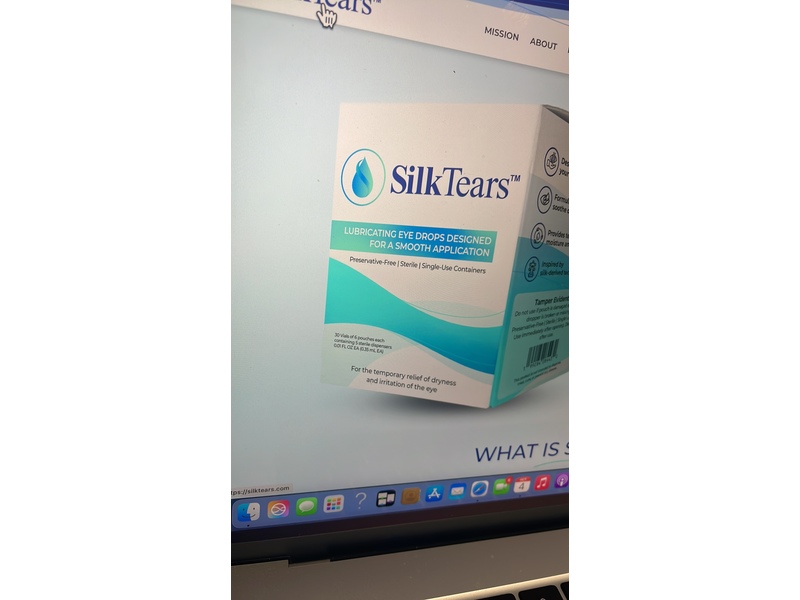 Silk Tears Lubricating Eye Drops, 0.01 fl oz/0.35 mL
