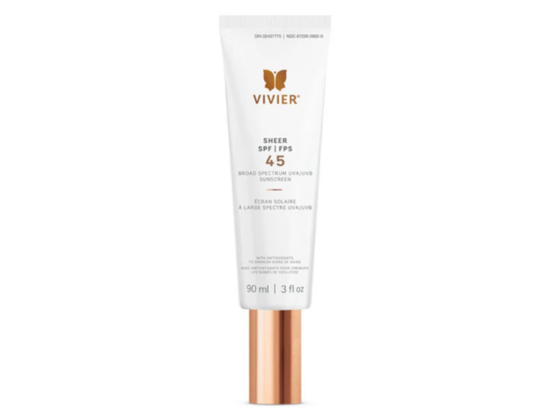 Vivier Sunscreen, SPF 45, 3 fl oz/90 mL
