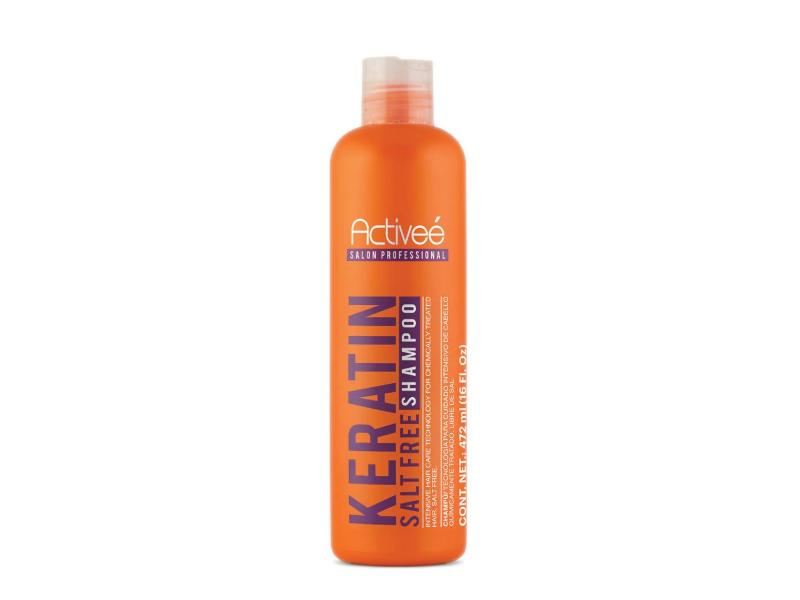 Activee Salon Professional Keratin Salt-Free Shampoo, 16 fl oz/472 mL