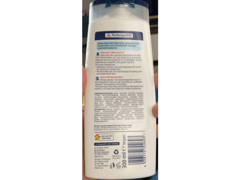 Balea Med Ultra Sensitive Body Lotion, 300 mL