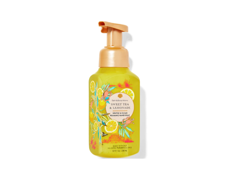 Bath & Body Works Gentle & Clean Foaming Hand Soap, Sweet Tea & Lemonade , 8.75 fl oz/259 mL