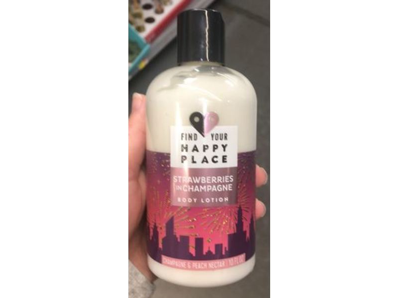 FInd Your Happy Place Body Lotion, Strawberries In Champagne, 10 fl oz