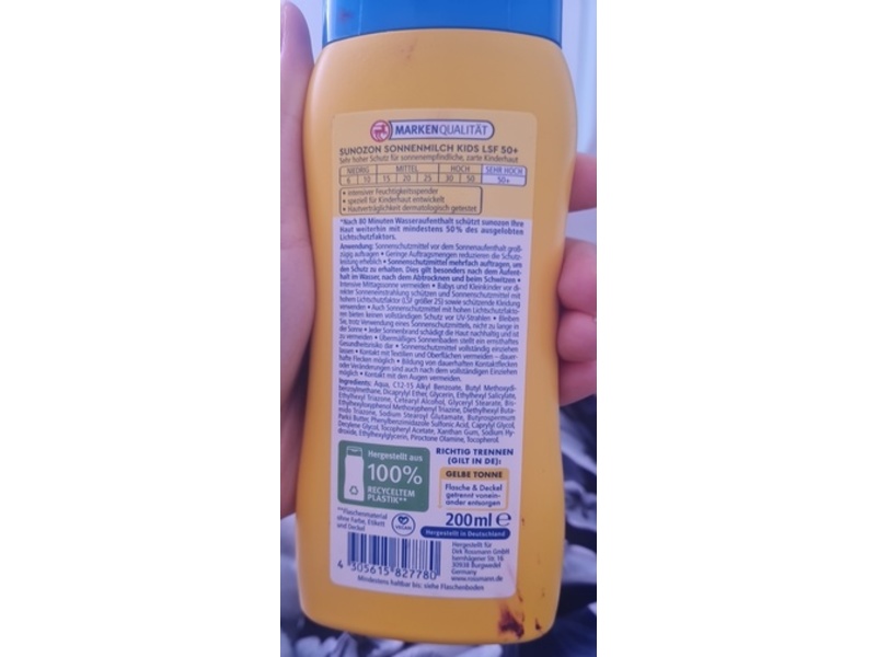 Sun Ozon Kids Sun Milk, SPF 50+, 200 mL