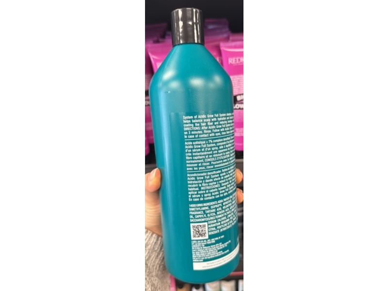 Redken Acid Grow Full Densifying Conditioner, Azelic Acid, 33.8 fl oz/1000 mL