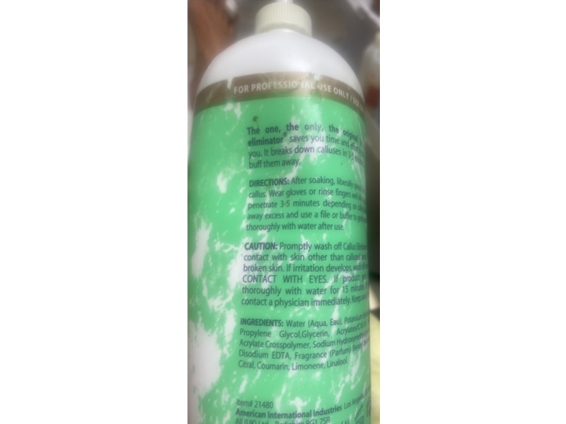 Be Natural By ProLinc Callus Eliminator, Fresh Orange, 34 fl oz/1.02 L