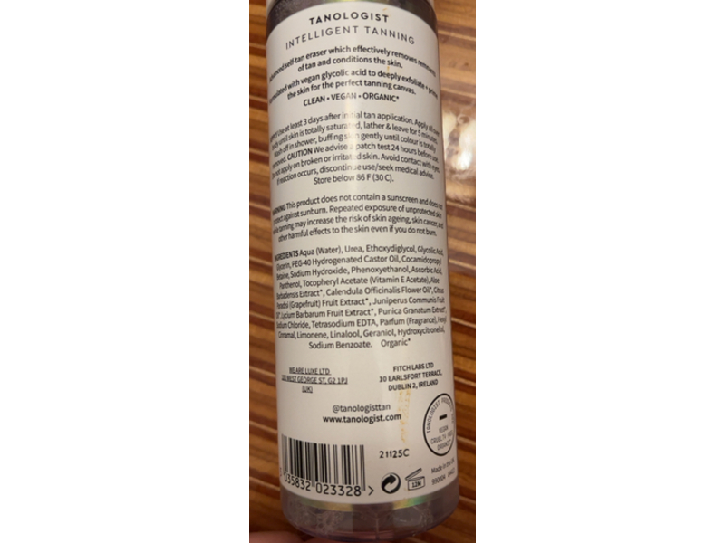 Tanologist Self Tan Eraser & Primer, 6.76 fl oz/200 mL