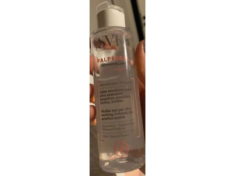 SVR Palpebral Demaquillant, Moisturising Agent + Niacinamide, 4.2 fl oz/125 mL