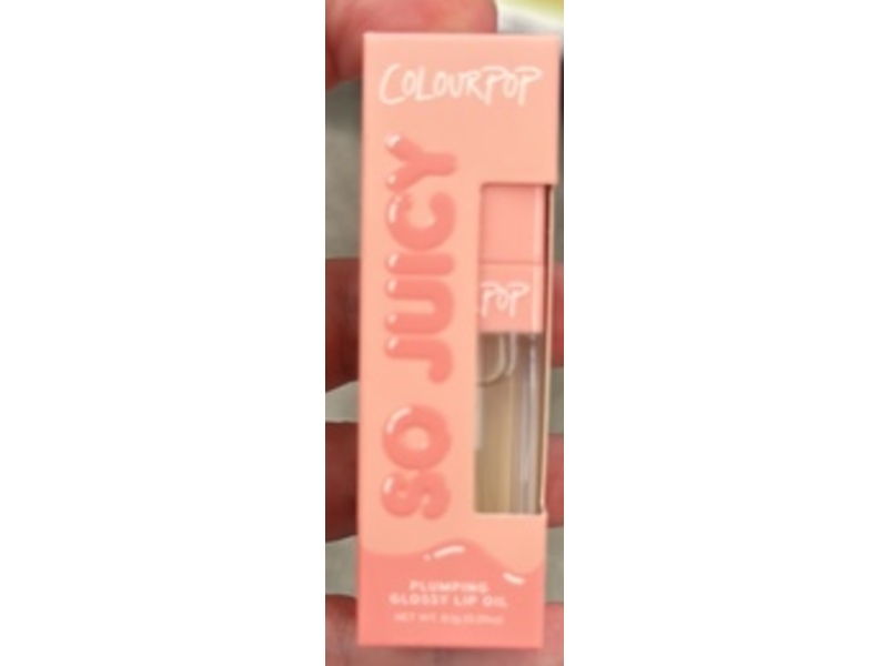 ColourPop So Juicy Plumping Glossy Lip Oil, Lychee Jelly, 0.29 fl oz/8.1 g