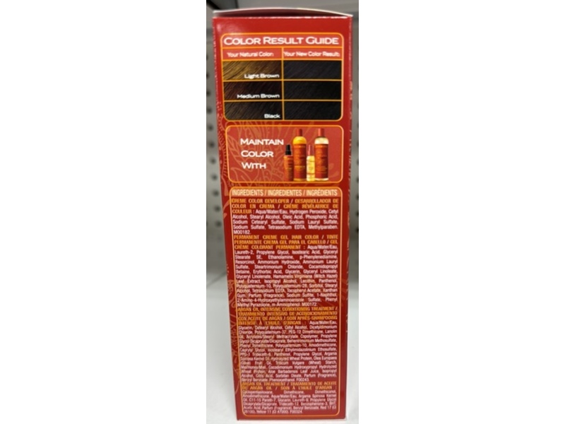 Creme of Nature Exotic Shine Color Permanent Hair Color, Intense Black 1.0, 1 Application