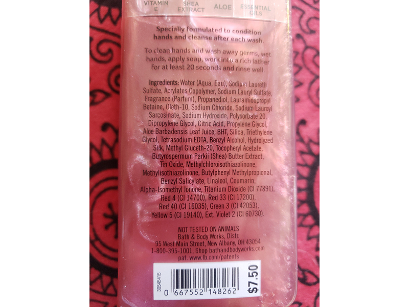 Bath & Body Works Japanese Cherry Blossom Creamy Luxe Hand Soap, 8 fl oz/236 ml