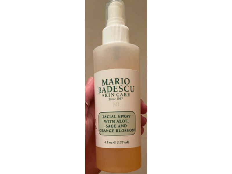 Mario Badescu Skin Care Facial Spray, Aloe, Sage & Orange Blossom, 6 fl oz/177 mL