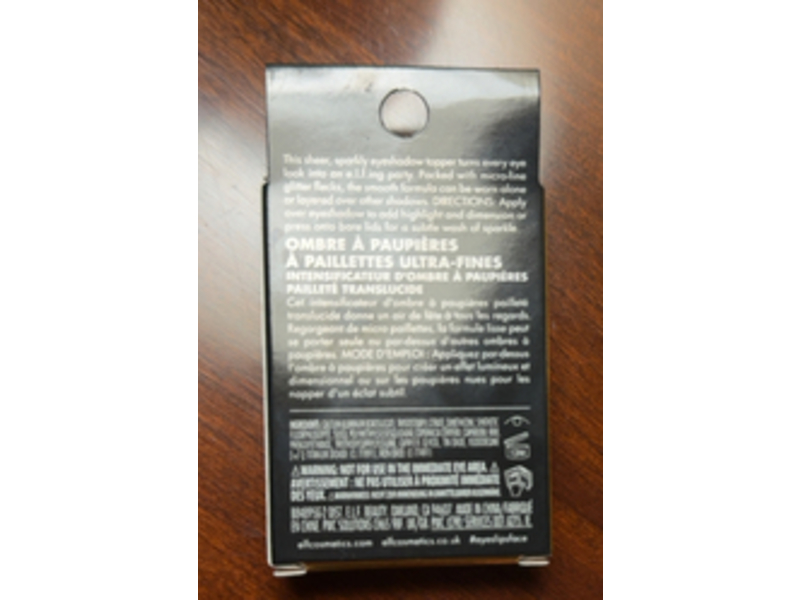 e.l.f. Fine As Fleck Glitter Eyeshadow, It's Glit, 0.07 fl oz/2 g