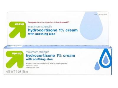 Up & Up Maximum Strength Hydrocortisone 1% Cream With Soothing Aloe, 2 oz