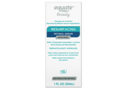 Equate Beauty Resurfacing Retinol Serum , Moisturize, 1 fl oz/30 mL