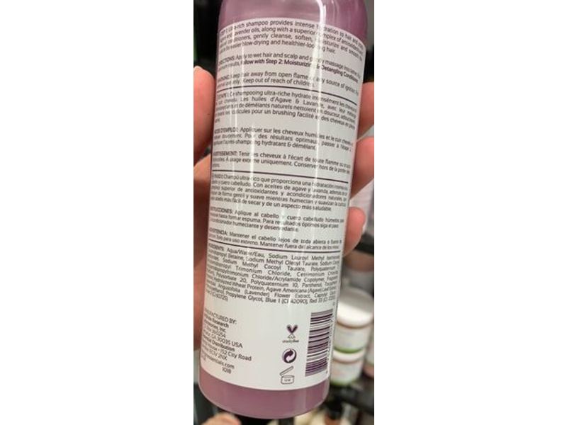 Design Essentials Natural Moisturizing Hair Bath, Agave & Lavender, Step 1, 12 oz/340 g