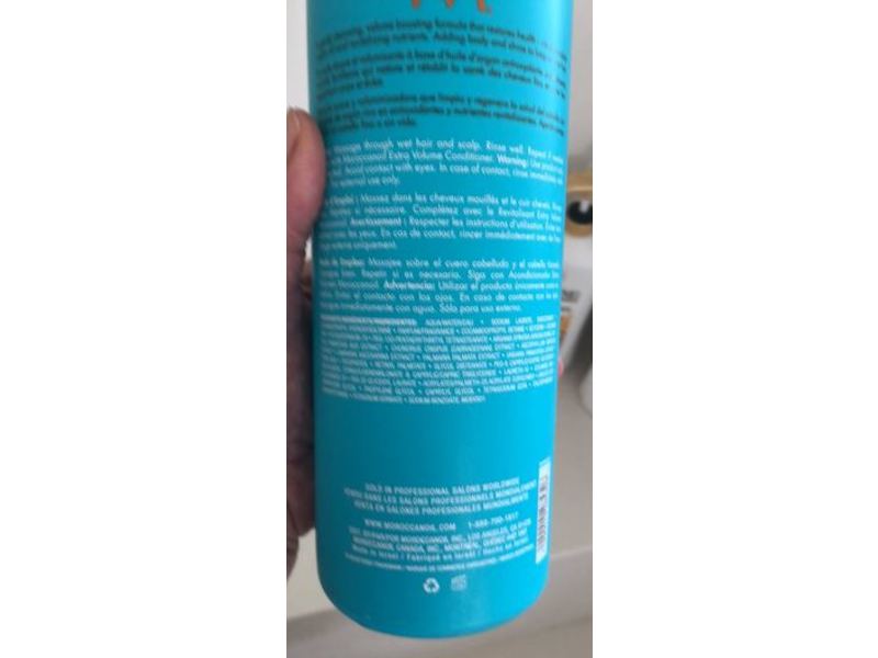Moroccanoil Extra Volume Shampoo, 33.8 fl oz/1 L