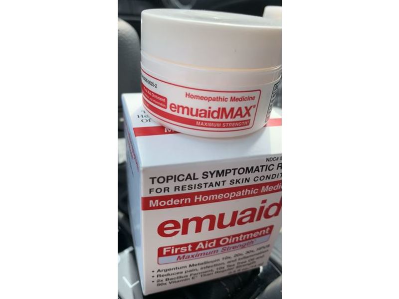 Emuaid First Aid Ointment, Maximum Strength, 0.5 fl oz/14 mL