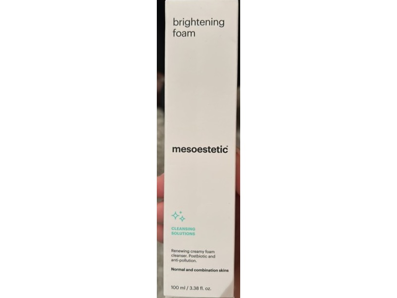 Mesoestetic Brightening Foam, 3.38 fl oz/100 mL