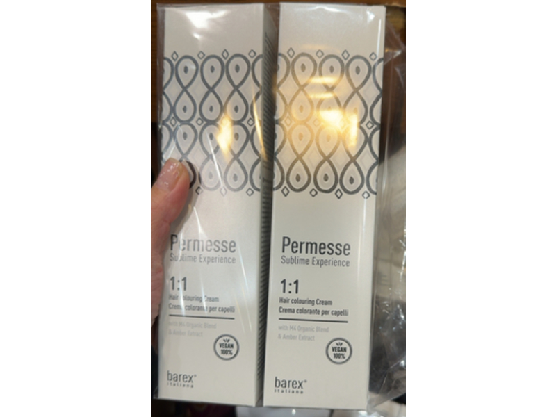 Barex Permesse Sublime Experience Hair Colouring Cream, 1:1, 100 mL