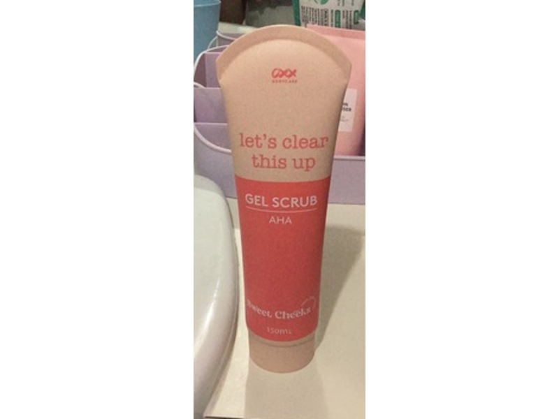 Oxx Skincare Lets Clear This Up Gel Scrub, Sweet Cheeks, 150 mL