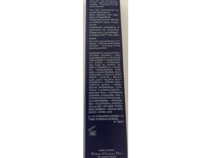 Dior Diorshow 24H Wear Buildable Volume Mascara, 090 Noir Black, 0.33 fl oz/10 mL