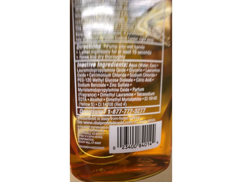 Dial Liquid Antibacterial Hand Soap, Gold, 7.5 fl oz