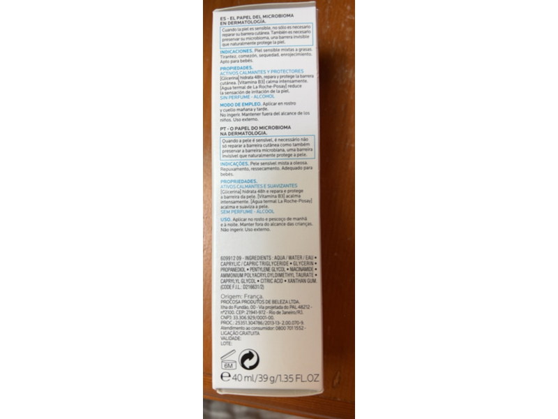 La Roche-Posay Toleriane Sensitive Fluide Moisturiser, 1.35 fl oz/40 mL