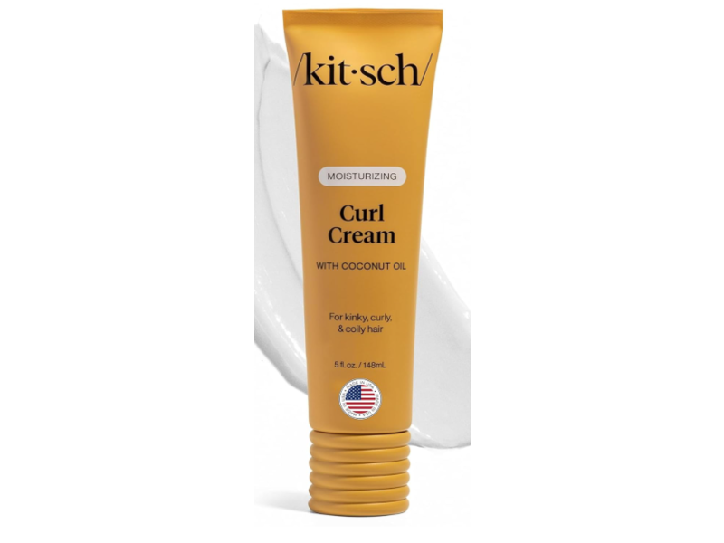 kitsch Moisturizing Curl Cream with Coconut Oil, 5 fl oz /148 mL